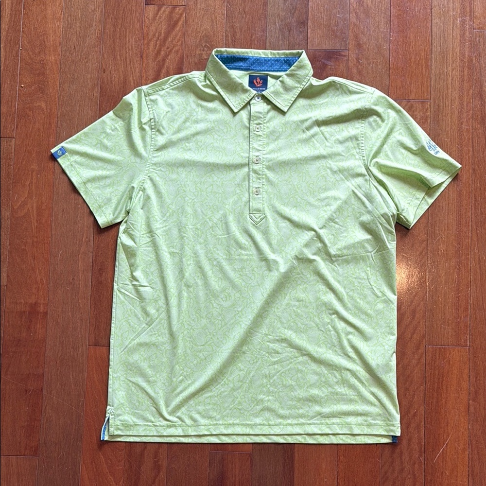 Donald Ross Sporty Green Polo Shirt with Classic Collar